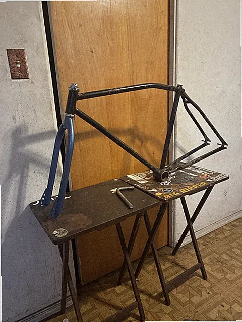Pre War Bicycle Frame Bmx Fork Vintage